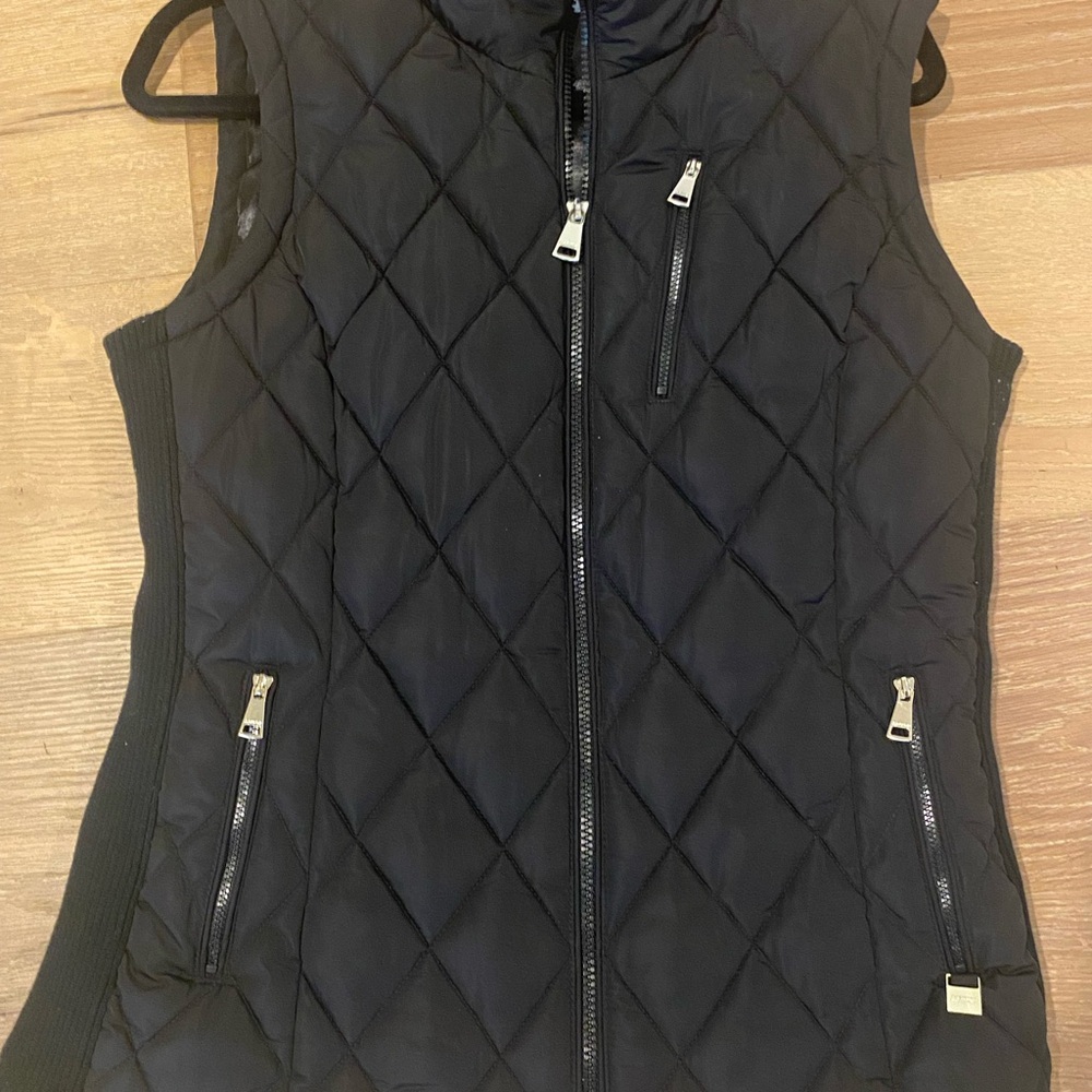 Calvin Klein Black Quilted Vest Women’s Medium